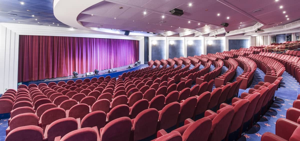 1- THE BROADWAY THEATRE <br> THE MAGIC OF SHOW BUSINESS AT SEA