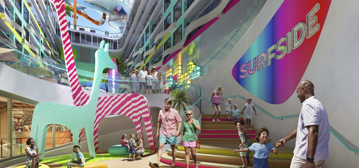 2- SURFSIDE<br>LE QUARTIER 100% FAMILIAL DU LEGEND OF THE SEAS
