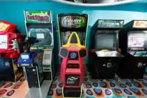 Salle de jeux vidéo