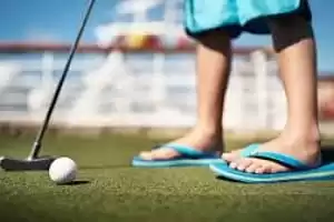 Parcours de putting 