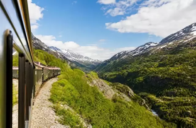 From the White Pass train