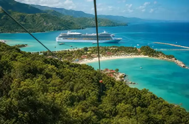 Depuis la tyrolienne