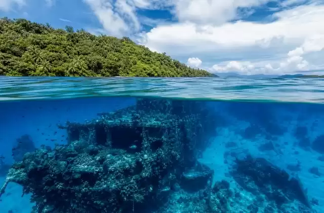 À Chuuk Lagoon