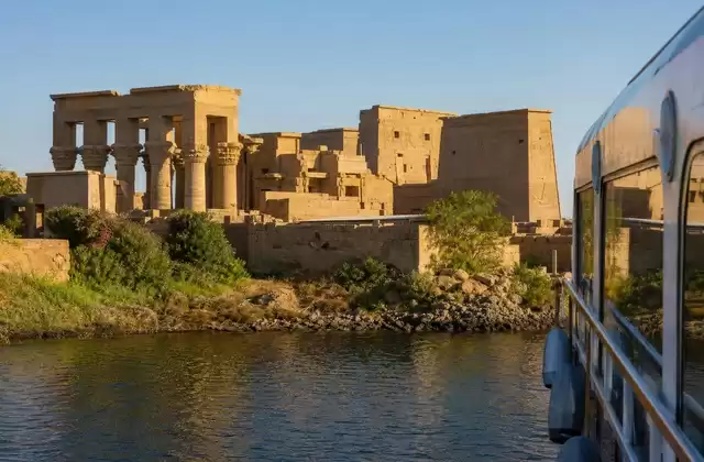 In Kom Ombo and Edfu