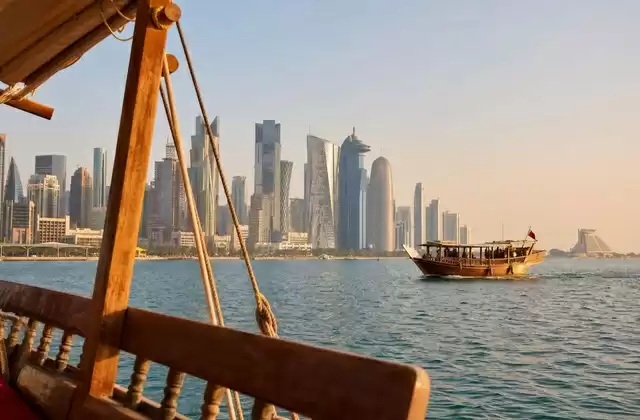 From a dhow cruise