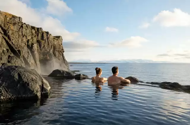 Relaxation ritual at Sky Lagoon