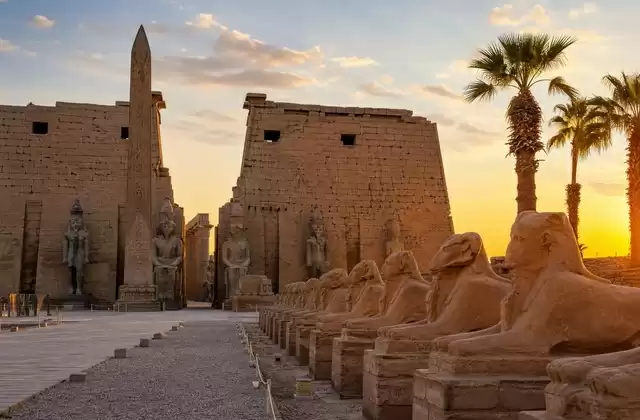 Luxor Temple late in the day