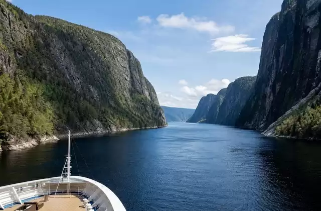 Sailing the Saguenay Fjord