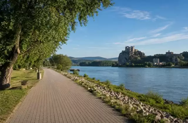 Danube riverfront promenade