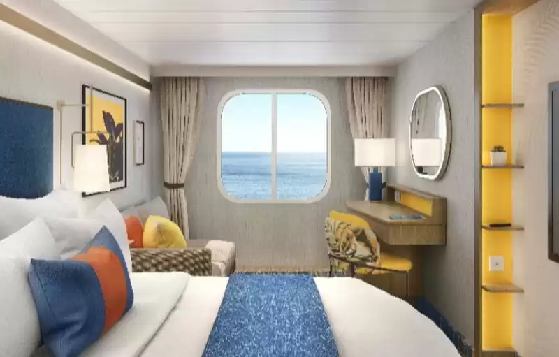 Family Cabin with Balcony and Surfside View