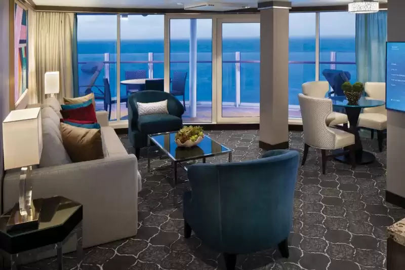 Spacious AquaTheater Suite with Large Balcony – 2 Bedroom