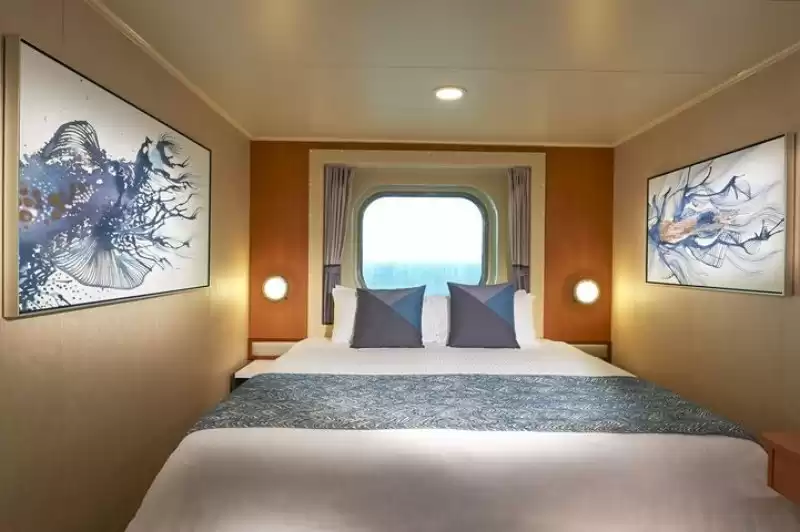Cabine extérieure avec baie vitrée