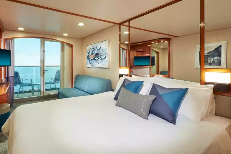 Family stateroom with balcony