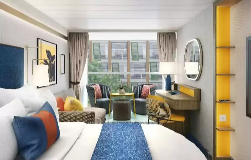 Cabine infinite avec balcon et vue sur Central Park