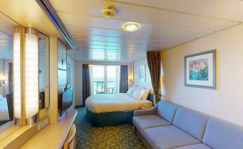 Spacious Ocean View Balcony Stateroom