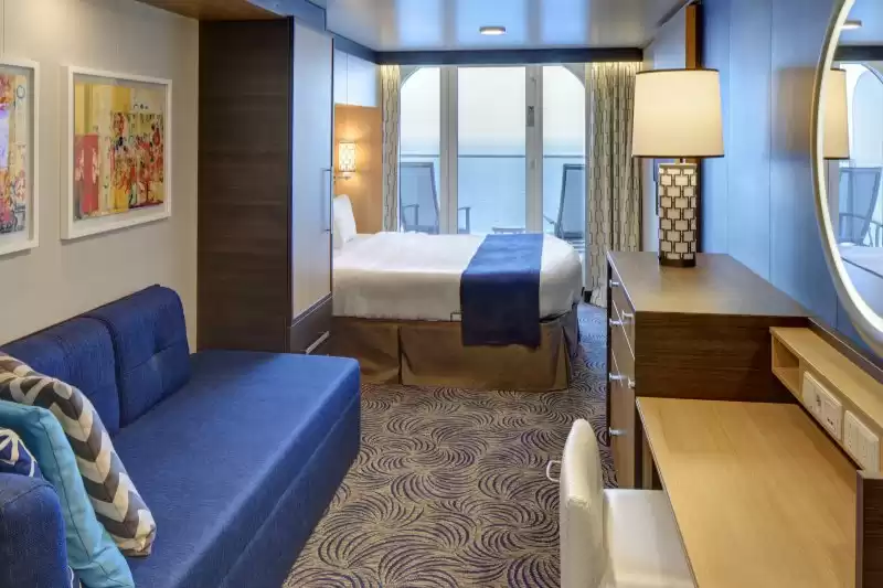 Obstructed Ocean View Balcony Stateroom
