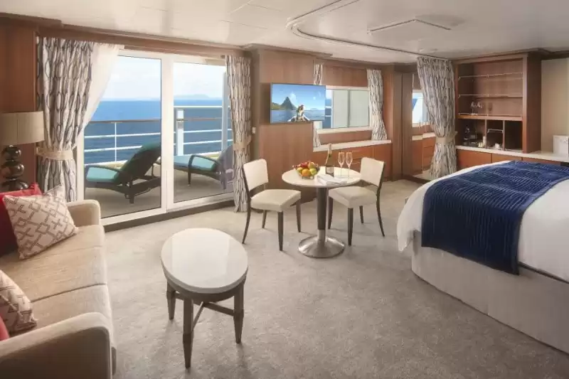 Penthouse suite with large balcony
