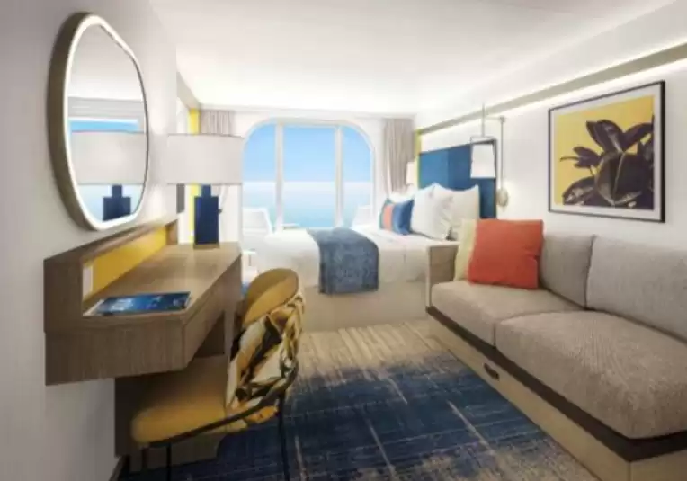 Cabine avec vue sur la mer et balcon