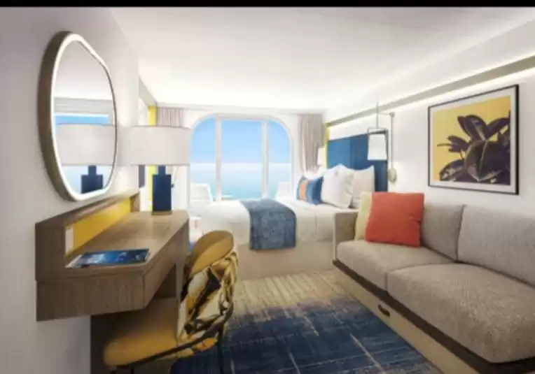 Cabine avec vue sur la mer et grand balcon